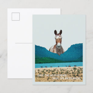 Red de Wilde Paarden, Red de Wildernis Briefkaart
