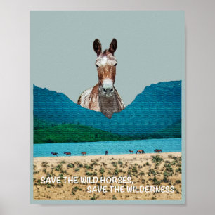 Red de Wilde Paarden, Red de Wildernis Poster