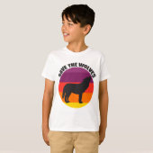 Red de Wolven Kinder T-shirt (Voorkant volledig)