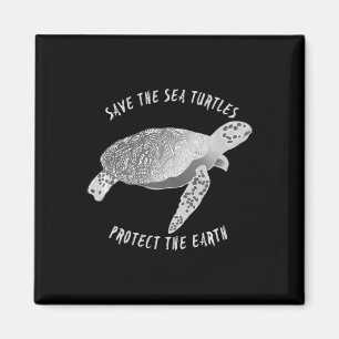 Red de Zeeen schildpadden beschermen de oceaan Magneet