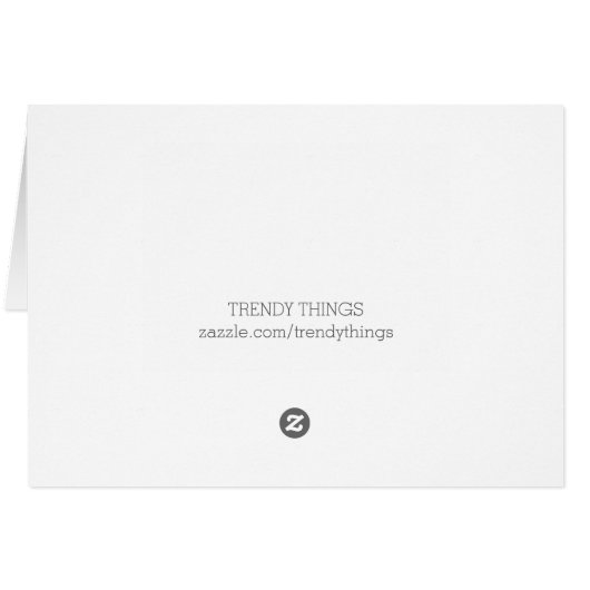 Red Deco Chic Numéro de table (Dos Horizontal)