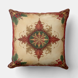 Red Decorative Christmas Throw Pillow Kussen