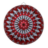 Red Decorative Dartboard Dartbord (Voorkant)
