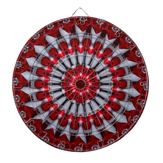 Red Decorative Dartboard Dartbord (Voorkant)