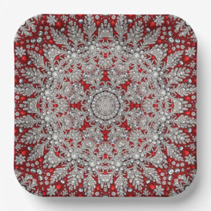 Red Decorative Holiday Paper Bord