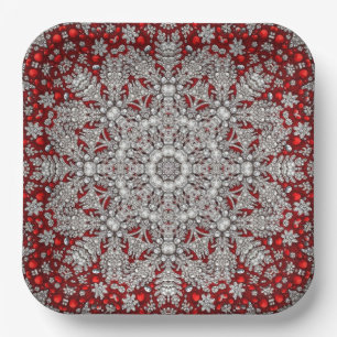 Red Decorative Holiday Paper Bord