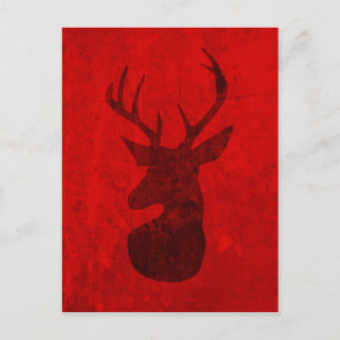 Red Deer Design Briefkaart