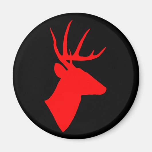 Red Deer Magnet (Devant)