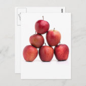 Red Delicious appels piramide Briefkaart (Voorkant / Achterkant)