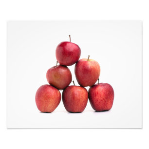 Red Delicious appels piramide Foto Afdruk
