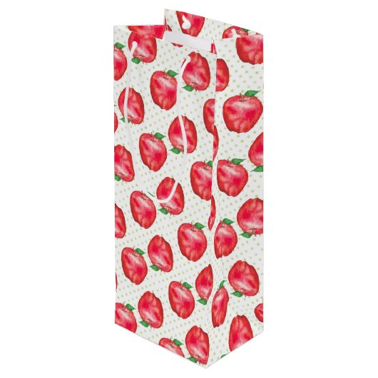 Red Delicious Wijn Cadeautas (Achterkant Gekanteld)