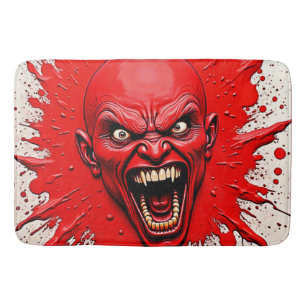 Red Demon Fury Art Badmat