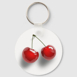 Red Dessert Glazed Cherries Sleutelhanger