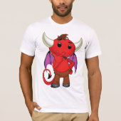 Red Devil Bat Mannen T-Shirt (Voorkant)