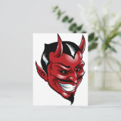 Red Devil Briefkaart (Staand voorkant)