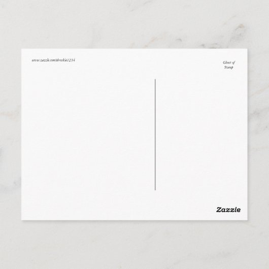 Red Devil  Briefkaart (Achterkant)