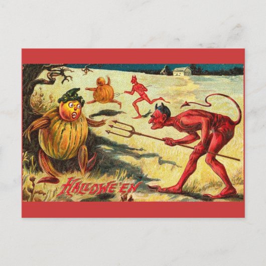 Red Devil Briefkaart (Voorkant)
