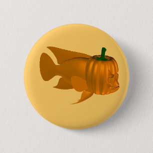 Red Devil Cichlid Ronde Button 5,7 Cm