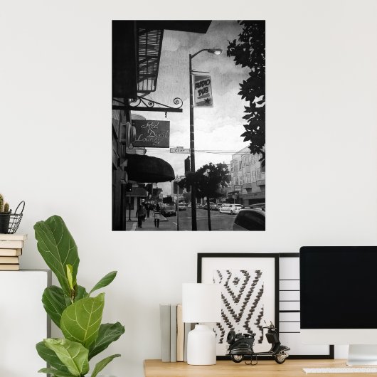 Red Devil Lounge Poster (Thuiskantoor)