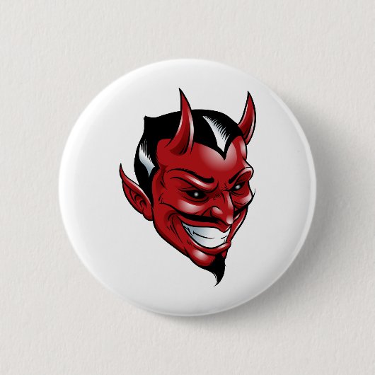 Red Devil Ronde Button 5,7 Cm (Voorkant)