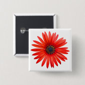 Red Devil Vierkante Button 5,1 Cm (Voorkant /achterkant)