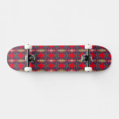 Red Diamond Motif Skateboard (Horz)