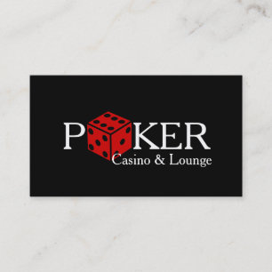 Red Dice Poker Casino-Visitekaartje Visitekaartje