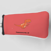 Red Dinosaur 02/19 Golfheadcover (Voorkant)
