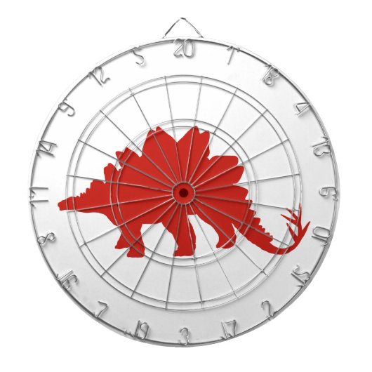 Red Dinosaur Dartbord (Voorkant)