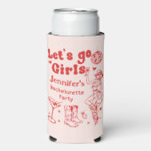 Red Disco Rodeo Cowgirl Glacière (Seltzer Recto)