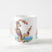 Red Doberman Pinscher Kinda Crabby Mugs (Devant gauche)