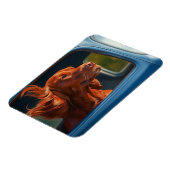 Red Dog Genieten van Schilderachtig Car Ride Art P Magneet (Linkerzijde)