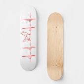 Red Dog Heartbeat-skateboard Skateboard (Voorkant)