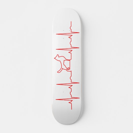 Red Dog Heartbeat-skateboard Skateboard (Voorkant)