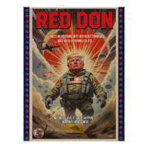 Red Don - Poster d'art politique satirique