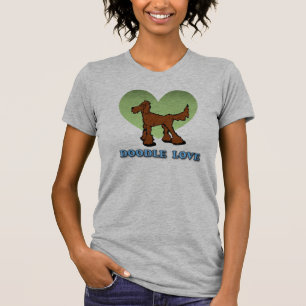 Red Doodle Love T-Shirt