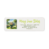 RED DOORenvelope RETOURADRES Etiket (Voorkant)