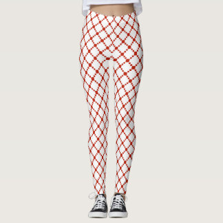 Red Dot Pattern Leggings