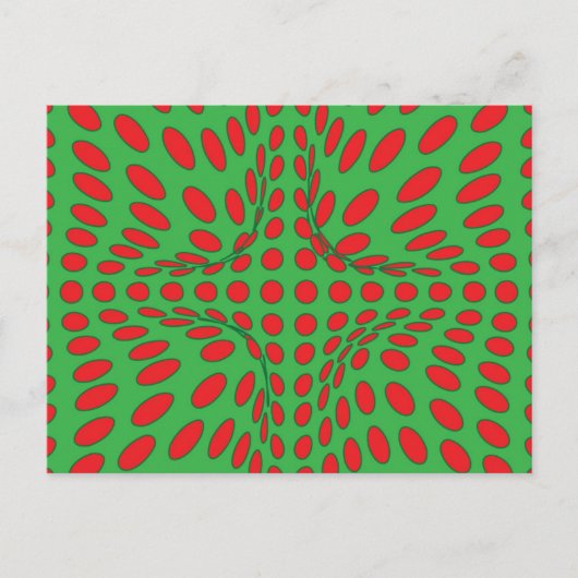 Red Dot Vortex Briefkaart (Voorkant)