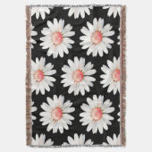 Red Dotted Daisy's Deken (Voorkant Verticaal)