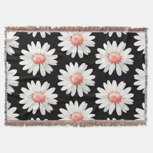 Red Dotted Daisy's Deken (Voorkant)