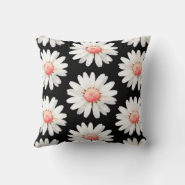 Red Dotted Daisy's Kussen