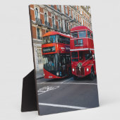 Red Double Decker Buses Fotoplaat (Zijkant)