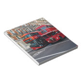 Red Double Decker Buses Notitieblok (Schuin)