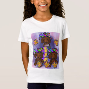Red Doxie Mardi Gras T-shirt