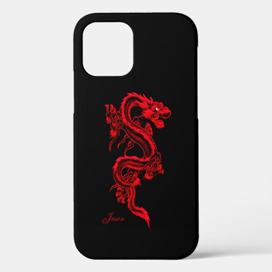 Red Dragon aangepaste iPhone Case-Mate iPhone Case (Achterkant)