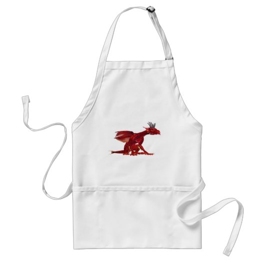 Red Dragon Apron Standaard Schort (Voorkant)