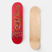 Red Dragon Art Skateboard (Voorkant)