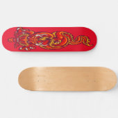 Red Dragon Art Skateboard (Horizontaal)