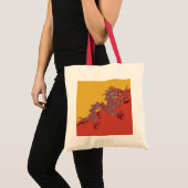 Red Dragon Bag Tote Bag (Voorkant (product))